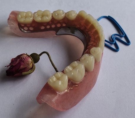 Totalprothese-dauerhafte Ästhetik-Acrylteilprothese