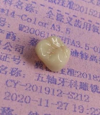 Zirkoniumdioxid blockiert zahnmedizinischen Druck 3D, indem es CAD-Nocken mahlt